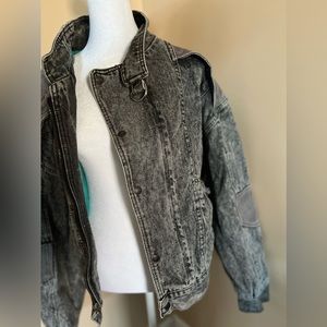 Vintage 1980’s Urban Equipment jeans and leather bomber jacket